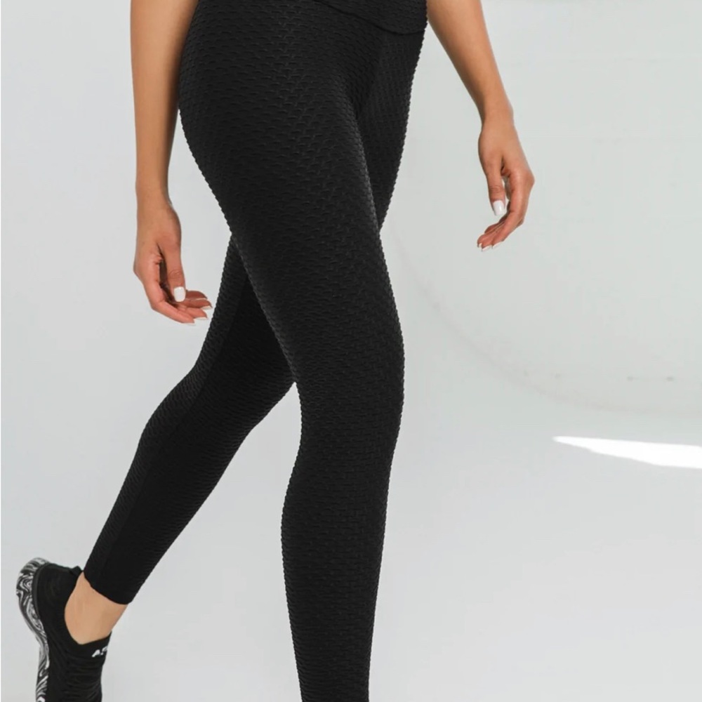 Croco Skin™ black leggings - Boty by Brabants worn once